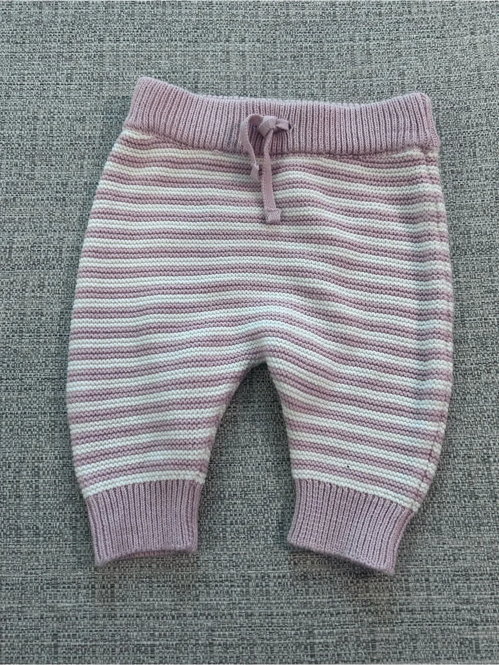 Carter’s Dusty Pink Knit Baby Cotton Sweater & Pants Set NWT. Size 3M